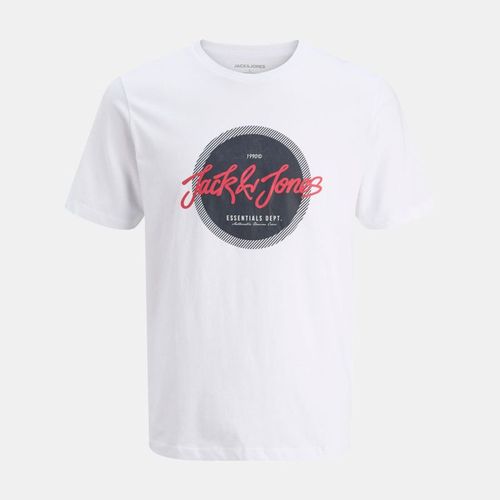 Tee Shirt Urban Imprimé Logo Col Rond Regular Fit Homme Jack & Jones