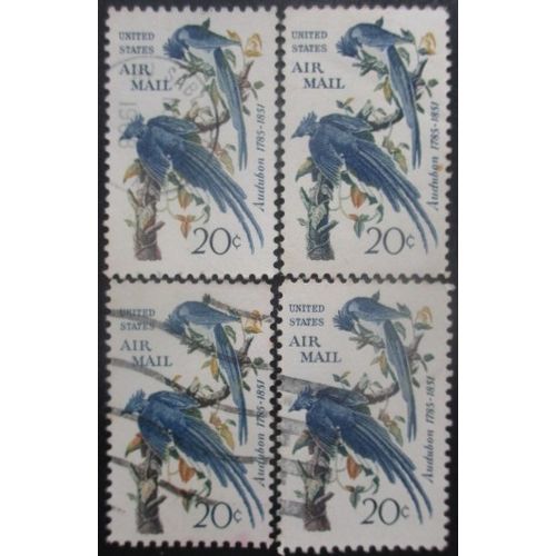 Etats-Unis Poste Aérienne N°67 X 4 Oblitéré