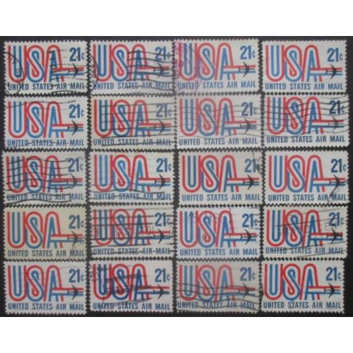 Etats-Unis Poste Aérienne N°72 X 20 Oblitéré