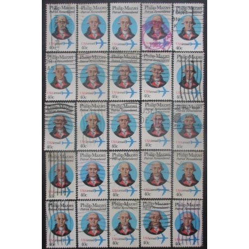 Etats-Unis Poste Aérienne N°92 X 25 Oblitéré