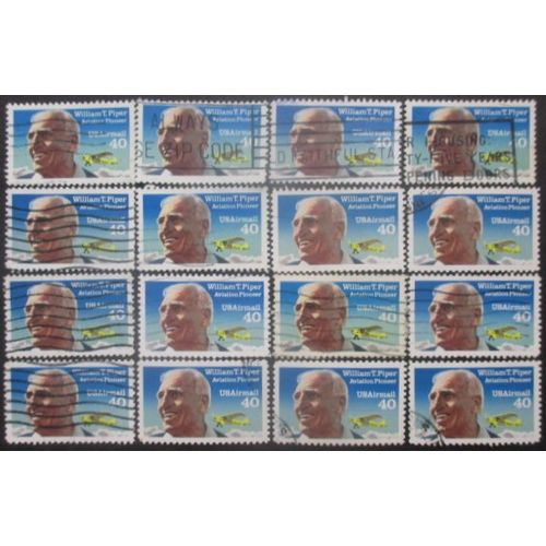 Etats-Unis Poste Aérienne N°122 X 16 Oblitéré