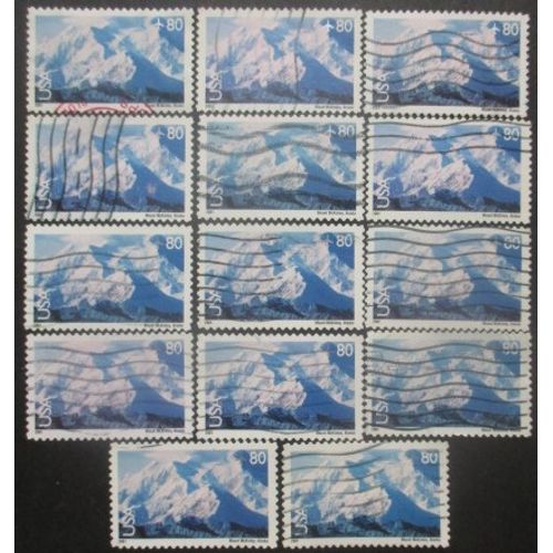 Etats-Unis Poste Aérienne N°129 X 14 Oblitéré