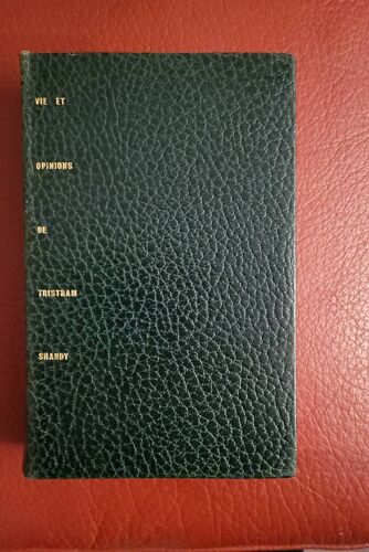 Sterne, Vie Et Opinions De Tristam Shandy,Club Francais Du Livre