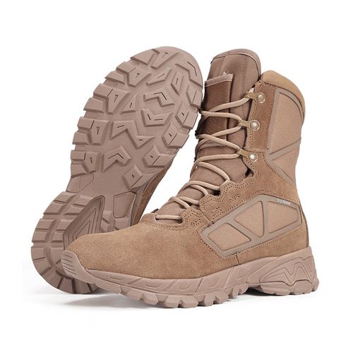 Chaussures Leopard Botte Militaire 8" Ultra Légère Fermeture Ykk Semelle Antidérapante Pu 3d S 36s48 Eu