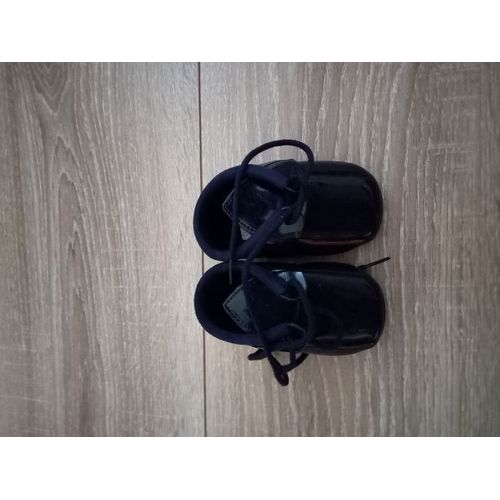 Chaussures Vernis Bleu Marine Marque Au Bisous Taille 18