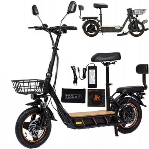 Trottinette Électrique Kukirin C1pro Batterie 48v 26 Ah Moteur 800 W Vitesse Maximale : 45 Km/H Autonomie : 100 Km Modèle Urbain Suspension Avant Freins À Disque Électroniques Pneus Tubeless 10 Pouces
