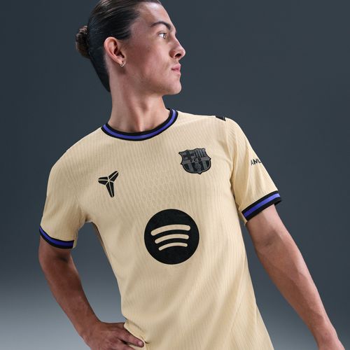 Maillot De Foot Authentic Kobe Dri-Fit Adv Fc Barcelona 2025/26 Match Extérieur Pour Homme - Marron