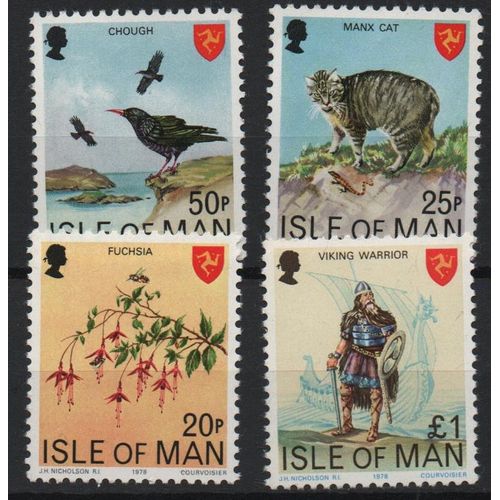 Ile De Man Timbres Divers 1978