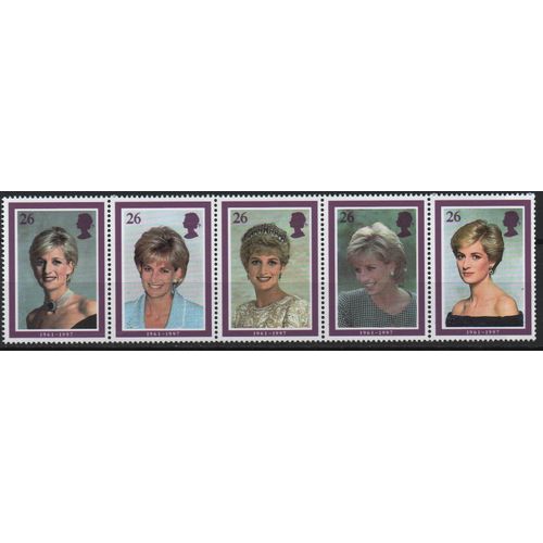 Grande Bretagne Timbres Lady Diana 1998