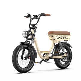 Vélo Électrique Tout Suspendu Onesport W77, Moteur 250w, Batterie 18ah, 7 Vitesses, Prend En Charge La Connexion Bluetooth