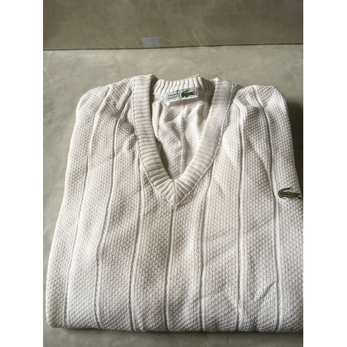 Pull Homme Lacoste Blanc - Taille 5