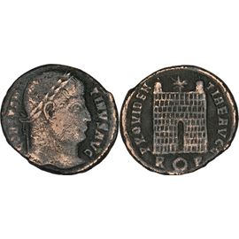 Rome - Centenionalis - Constantin I - 326 Ad - Porte De Camp - Atelier Rome - 3.38 G - Ric.287 - 27-014