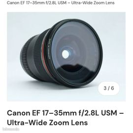 Objectif Canon EF 17-35 f/2.8L USM
