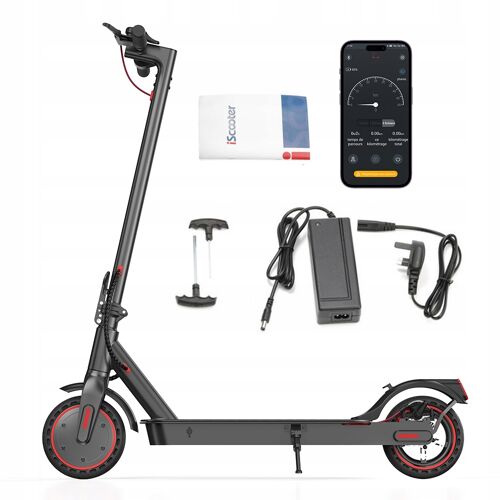 Trottinette Électrique Iscooter I9 Moteur 350 W Pneus 8,5 Pouces Batterie 36 V 7,5 Ah Autonomie : 30 Km Vitesse Maximale : 25 Km/H Application Intelligente Frein À Disque Arrière