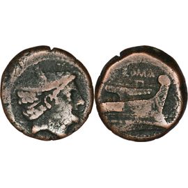 Rome Republique - Semiuncia - Mercure Portant Pétase Ailé - Prou De Navire - 211 Bc - 5.29 G. - 27-036