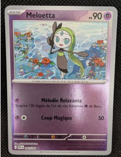 Pokémon Meloetta 040 / 094 Reverse Flammes Fantasmagoriques