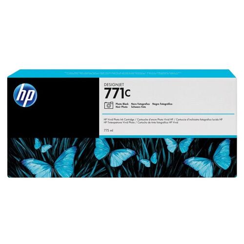 HP 771C - 775 ml - photo noire - original - cartouche d'encre - pour DesignJet Z6200, Z6600, Z6610, Z6800, Z6810