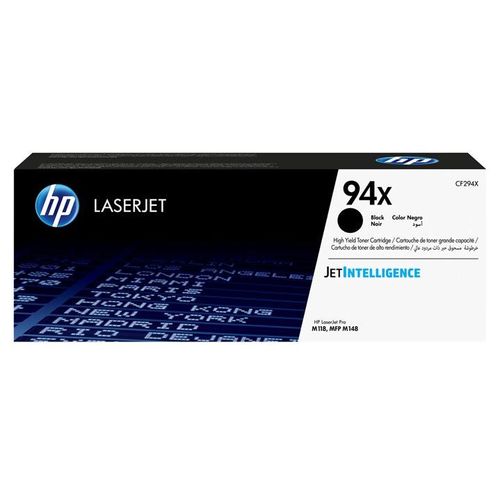 HP 94X - Noir - original - LaserJet - cartouche de toner (CF294X) - pour LaserJet Pro M118dw, MFP M148dw, MFP M148fdw
