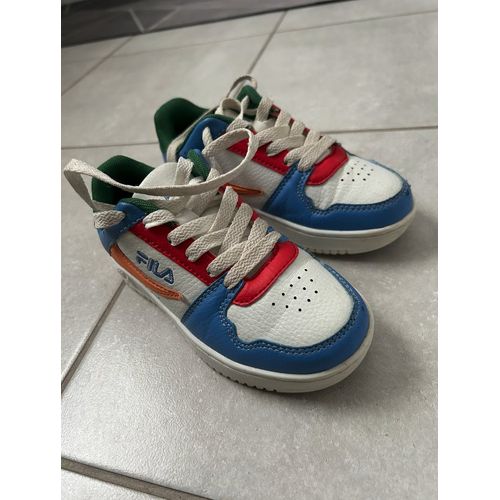 Baskets Blanches Fila Enfant (28)