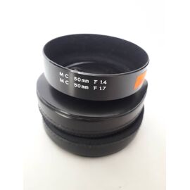 MINOLTA PARESOLIL METAL POUR OBJECTIF MC 50mm 1.4 et 1.7 52mm
