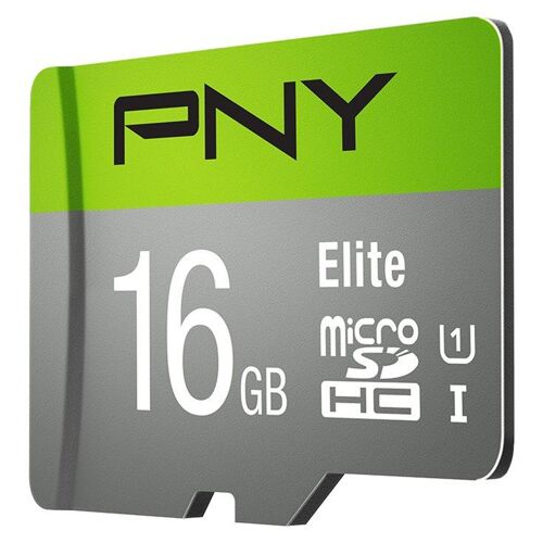 PNY Elite - Carte mémoire flash - 16 Go - UHS-I U1 / Class10 - micro SDHC