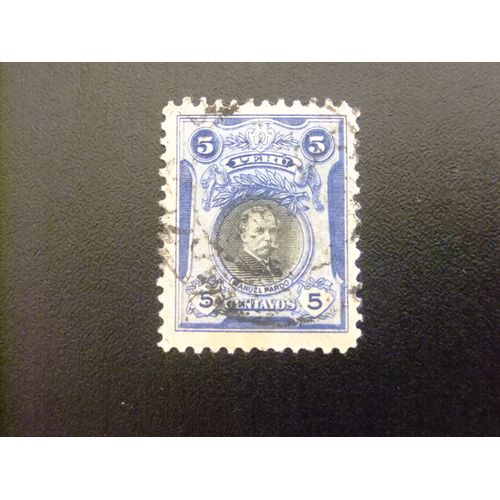 109 Perú 1918 / Manuel Justo Pardo Economista Y Político Peruano / Yvert 179 Fu