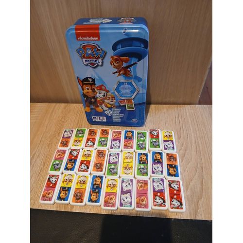 Dominos Pat Patrouille Boîte Métal