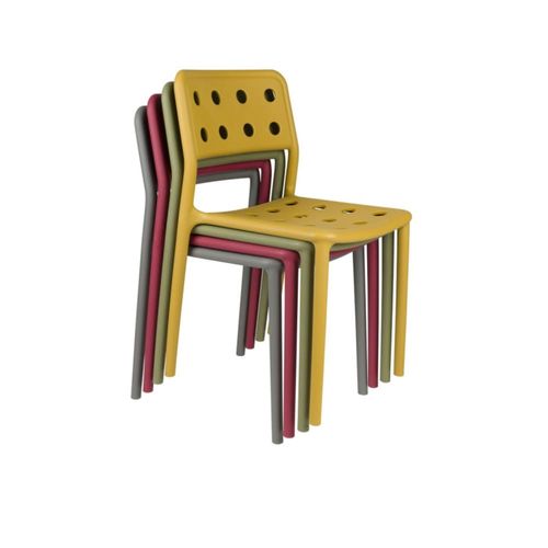 Lot De 4 Chaises De Jardin En Plastique Vert