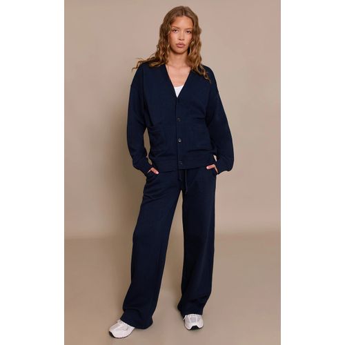 Femme Jogging Large Bleu Marine À Cordons Ajustables | Taille Medium
