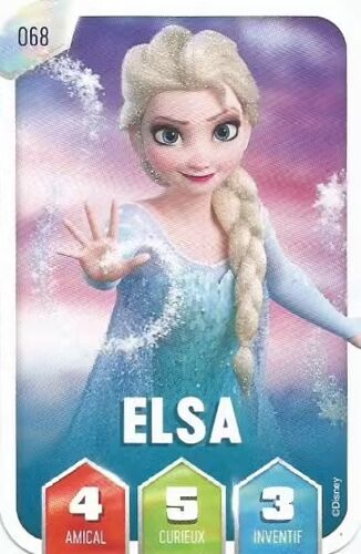 Carte Leclerc Disney Elsa