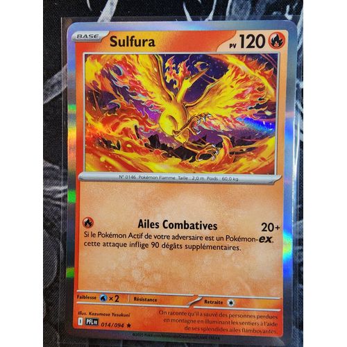 Sulfura Holo - Méga-Evolution Me02 - Flammes Fantasmagoriques - 014/094 Carte Pokémon