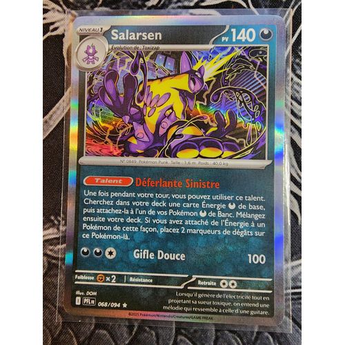 Salarsen Rare Holo - Méga-Evolution Me02 - Flammes Fantasmagoriques - 068/094 Carte Pokémon