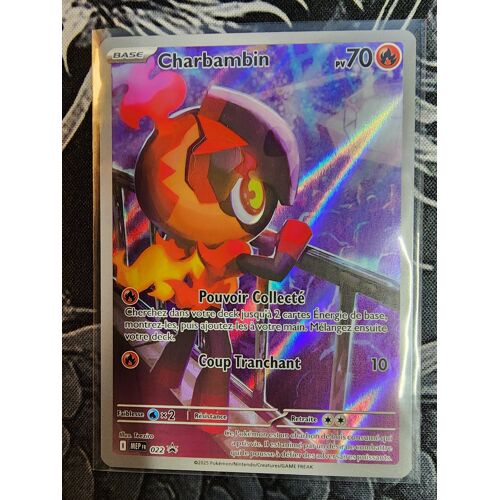 Charbambin Holo Black Star Promo - Méga-Evolution Me02 - Flammes Fantasmagoriques - 022 Carte Pokémon