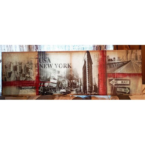 Encadrement mural sur toile '' New York (USA) ''
