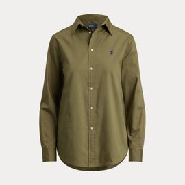 Chemise Classic Fit En Sergé De Coton