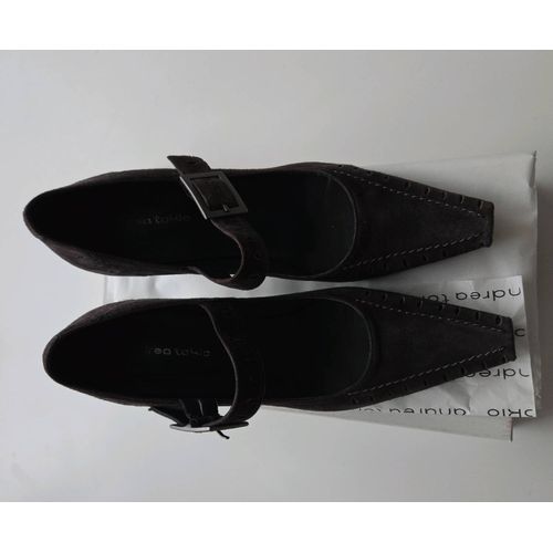 Chaussures Femme Daim Gris, Pointure 39.