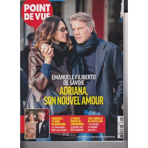 Point De Vue N°3995 Emanuelle Filiberto De Savoie