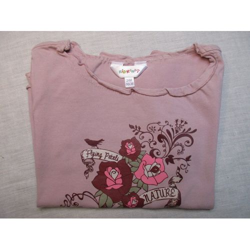 T-Shirt Rose, 24 Mois