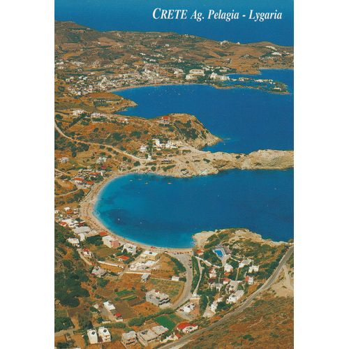 Crète, Ag. Pelagia - Lygaria Belle Carte Postale 16,2 X 11,2 Cm Écrite Avec Timbre Plongée N° 2777