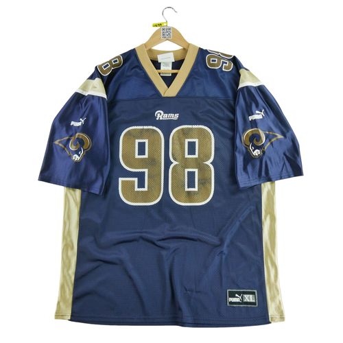 Reconditionné - Maillot Homme Nfl Saint-Louis Rams Marine - Taille Xl - Homme - Marine