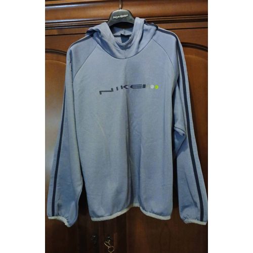 Sweat Nike À Capuche Tm. Bleu Gris Clair