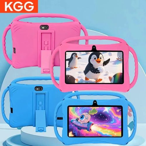 Tablette pour enfants 7 pouces Android 5G Wi-Fi 32 Go avec appareil photo et batterie 3000 mAh ¿ idéale pour