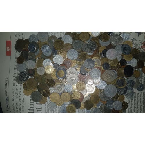 Lot De 400 Pièces Françaises Et Étrangères