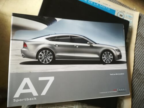 Brochure Audi A7 Sportback De 2010