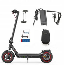 Scooter Électrique Iscooter I10, Moteur 650 W, Batterie 42v 15 Ah, Pneus Pneumatiques 10 Pouces, Autonomie Maximale 45 Km, Vitesse Maximale 40 Km/H, Compatible Avec Une Application. Double Suspension