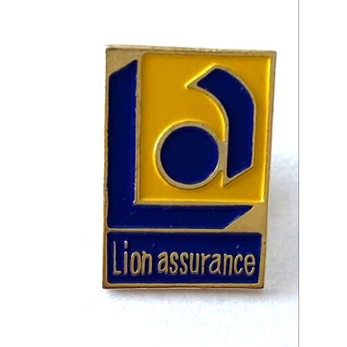 Pins Banque Credit Lyonnais Lion Assurance / Logo
