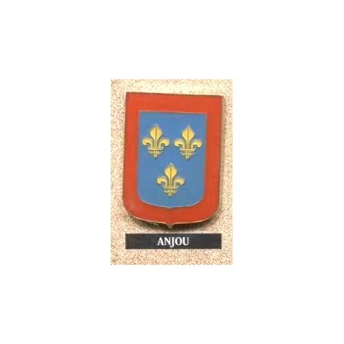 Pins Blason Armoiries Anjou / Éditions Atlas 