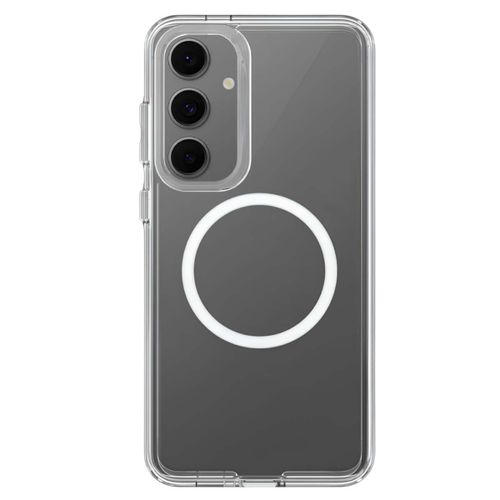 RhinoShield Coque Clear Compatible avec Magsafe pour [Galaxy S25] Force magnétique supérieure, Haute Transparence et résiste au jaunissement.