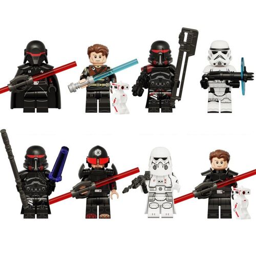 8 pièces Star Wars - Mini figurines à construire - Micro Universe - Soldat d'assaut lourdi - Construction jouet Pour Enfans-Convient pour une collection ou comme cadeau