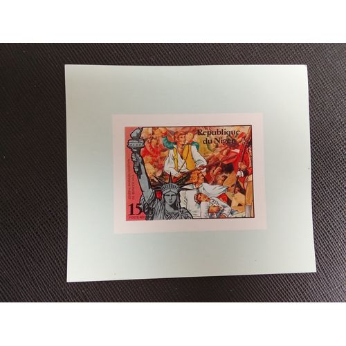 Timbre Niger Y T 358 Bicentenaire Américain, Bataille De Bunker Hill 1976 (011109 )